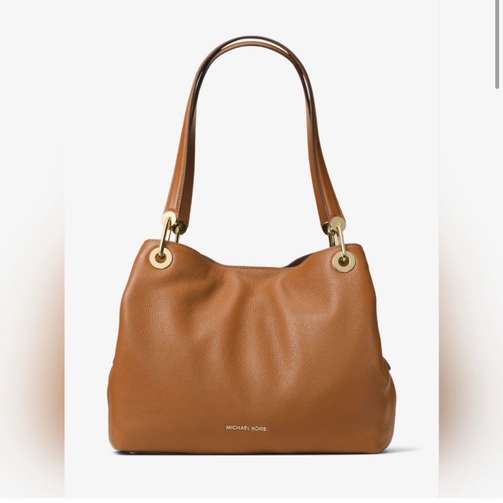 Michael Kors Tan Leather Shoulder Bag